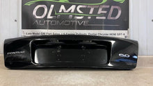 Load image into Gallery viewer, 05 06 Pontiac GTO Rear Trunk License Plate Panel Decklid Black GM 92170552 OEM
