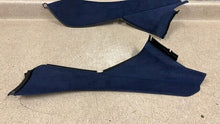 Load image into Gallery viewer, 04 05 06 Pontiac GTO Center Console Side Trim Panels Suede Blue Right Left Pair
