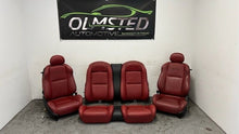 Load image into Gallery viewer, 04 05 06 Pontiac GTO Complete Set Front Rear Power Black Red Leather Seats OEM
