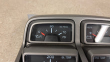 Load image into Gallery viewer, 10 15 Camaro SS Center Console Top Trim Gauges Switches Controls GM 43K Auto
