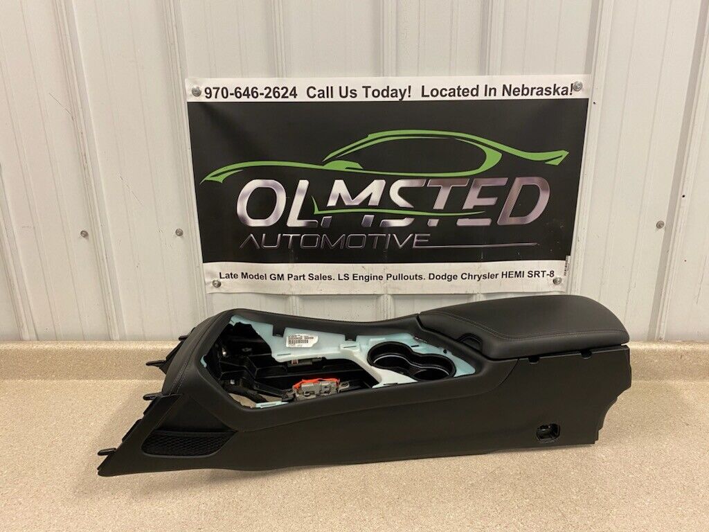 2015 2019 Dodge Challenger Center Floor Console Assembly Lid Armrest Leather SRT