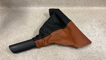 Load image into Gallery viewer, 05 13 C6 Corvette Custom Leather Center Console Lid Radio Trim Boot Black Brown
