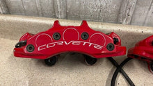 Load image into Gallery viewer, 05 13 Chevrolet Corvette C6 Z06 Front Brake Calipers 6 Piston Set Brakes OEM
