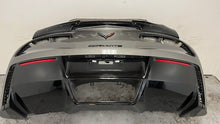 Load image into Gallery viewer, 14 19 Corvette C7 Z06 Rear Bumper Cover Complete Gray Panel GM Tail Lights NICE!
