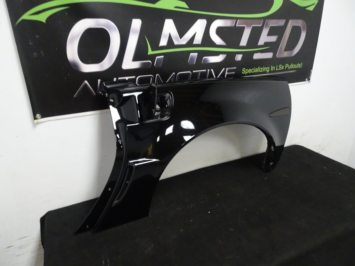 06 13 C6 Corvette Z06 Driver Rear Quarter Panel GM Wide Body Black 228 ...