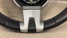 Load image into Gallery viewer, 10 11 Chevrolet Camaro SS Leather Steering Wheel GM Black Stone Stitching 35K
