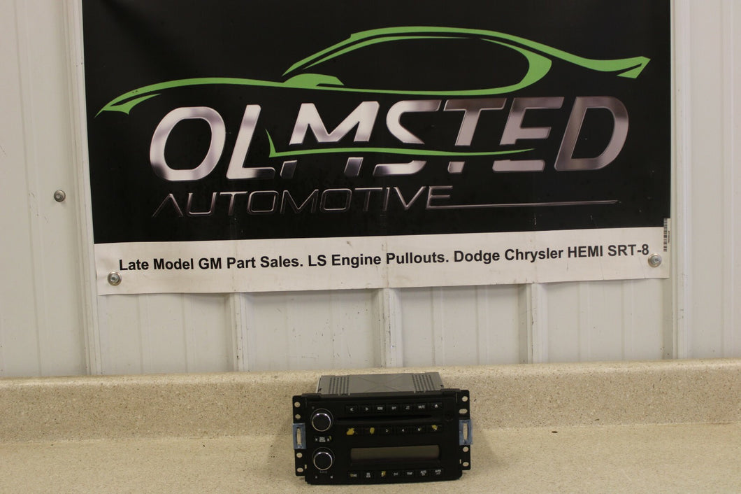 Chevy Corvette C6 Z06 Grand Sport Audio Radio AM/FM CD Player OEM GM 15866354