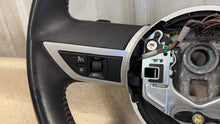 Load image into Gallery viewer, 10 11 Chevrolet Camaro SS Leather Steering Wheel GM Black Stone Stitching 43K
