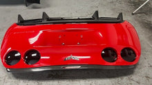 Load image into Gallery viewer, 05 13 Corvette C6 Z06 Rear Bumper Cover Spoiler Diffuser Red GM Tail Light
