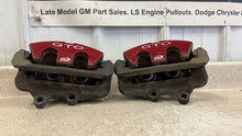 Load image into Gallery viewer, 05 06 Pontiac GTO Factory Brake Caliper Driver Passenger Front Red OEM GM PBR
