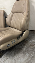 Load image into Gallery viewer, 98 02 Pontiac Firebird Trans AM WS6 Front Rear Set Seats Leather Tan OEM 51K
