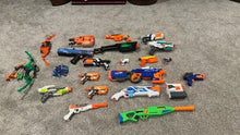Load image into Gallery viewer, NERF Guns Lot Parts Accessories Used Ammo Bow Elite
