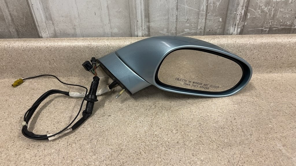 05 13 Chevrolet C6 Corvette Z06 Passenger Side Power Mirror OEM GM Blue Right