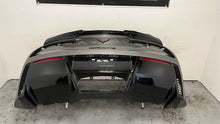 Load image into Gallery viewer, 14 19 Corvette C7 Z06 Rear Bumper Cover Complete Gray Panel GM Tail Lights NICE!
