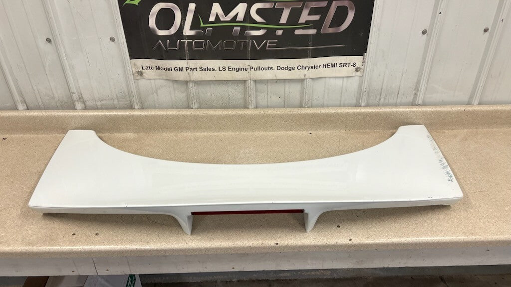 1998 2002 Chevrolet Camaro SS OEM Factory High Rise Rear Spoiler White GM