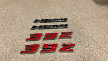 Load image into Gallery viewer, 06 17 Dodge Challenger SRT HEMI 392 Emblem Fender Badge Mopar OEM Red Black
