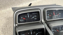 Load image into Gallery viewer, 10 15 Camaro SS Center Console Top Trim Gauges Switches Controls GM Factory 53K
