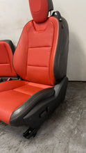 Load image into Gallery viewer, 10 15 Chevrolet Camaro SS Front Rear Power Heated Leather Seats GM Orange 32K

