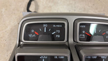 Load image into Gallery viewer, 10 15 Camaro SS Center Console Top Trim Gauges Switches Controls GM 53K Auto
