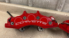Load image into Gallery viewer, 05 13 Corvette C6 Z06 Front Brake Calipers 6 Piston Set Brakes OEM 5K NICE!
