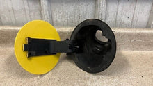 Load image into Gallery viewer, 10 15 Camaro SS Original Fuel Gas Door Yellow OEM GM Lid Factory 78K 22765851
