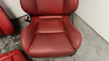 Load image into Gallery viewer, 04 05 06 Pontiac GTO Complete Set Front Rear Power Black Red Leather Seats OEM
