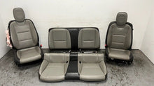Load image into Gallery viewer, 10 15 Chevrolet Camaro SS Front Rear Power Heated Leather Seats GM OEM Set Gray
