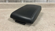 Load image into Gallery viewer, 11 14 Dodge Challenger SRT Leather Factory Center Console Lid Leather Armrest
