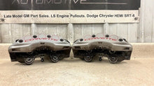 Load image into Gallery viewer, 05 13 Chevrolet Corvette C6 Z06 Front Brake Calipers 6 Piston Set Brakes OEM 33K
