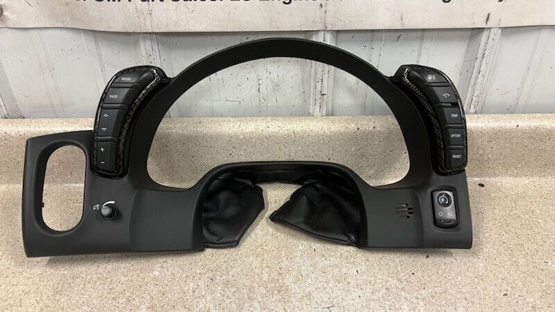 05 13 Chevrolet Corvette C6 Z06 Gauge Cluster Speedometer Trim Black GM OEM