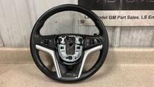 Load image into Gallery viewer, 12 15 Camaro SS Steering Leather OEM GM Black Switches Paddles 22790892 Wheel
