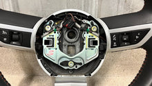 Load image into Gallery viewer, 10 11 Camaro SS Leather Steering Wheel Manual Trans GM Black W/ Orange Stitching

