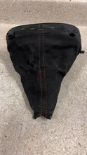 Load image into Gallery viewer, 05 13 Corvette C6 Centennial Edition Black Red Suede Shifter Boot Manual OEM GM
