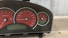 Load image into Gallery viewer, 04 06 Pontiac GTO Gauge Instrument Cluster 98K Speedometer 92172960 Red Manual
