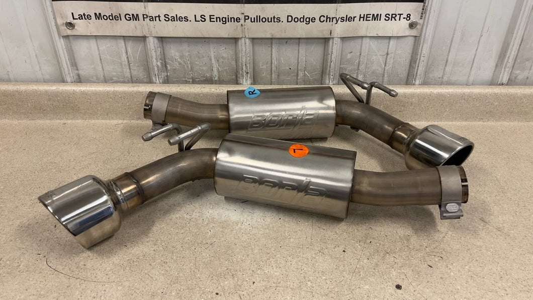 10 13 Chevrolet Camaro SS Borla ATAK Axle Back Performance Exhaust V8 11788 Tips