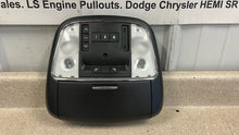 Load image into Gallery viewer, 11 14 Dodge Charger SRT SRT8 Overhead Console Black Mopar Garage Opener Lights

