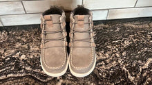 Load image into Gallery viewer, Hey Dude Women's Eloise Leather Ankle Boot Size US 7 Granite Grey Shoes
