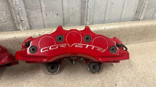 Load image into Gallery viewer, 05 13 Chevrolet Corvette C6 Z06 Front Brake Calipers 6 Piston Set Brakes OEM
