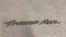 Load image into Gallery viewer, 93 02 Pontiac Firebird Trans AM Factory Passenger Door Emblem Letters Pewter GM
