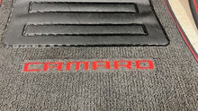 Load image into Gallery viewer, 11 14 Chevrolet Camaro SS Front Rear Left Right Floor Mats GM Black Red Cloth
