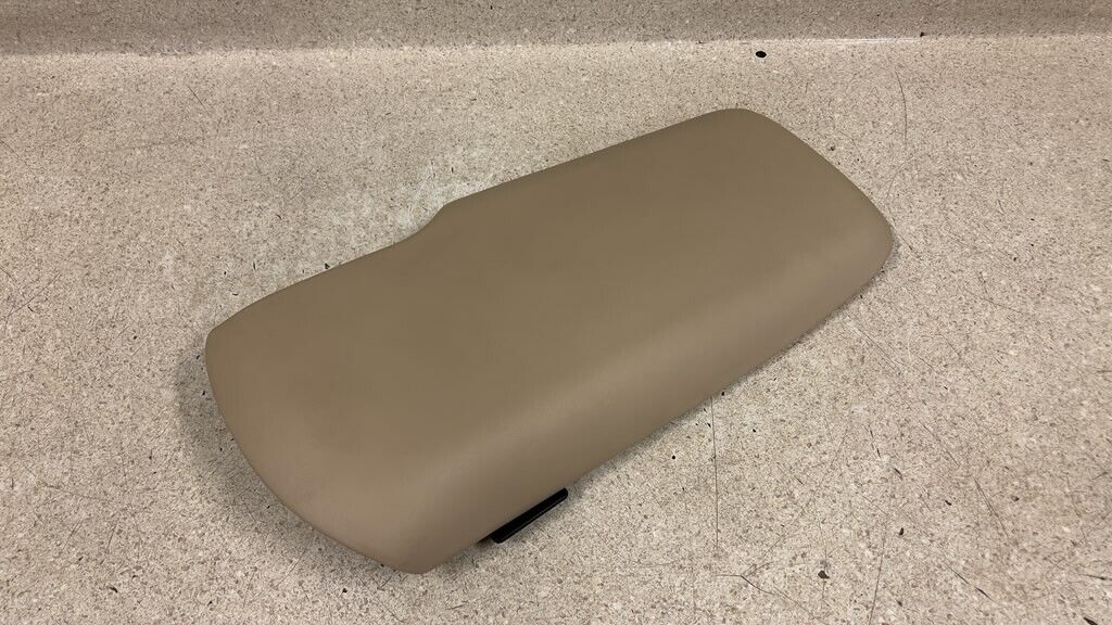 05 13 Chevrolet C6 Corvette Z06 Center Console Lid Armrest Tan Leather GM 55K