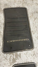 Load image into Gallery viewer, 12 15 Chevrolet Camaro SS Front Rear Left Right Floor Mats GM Black Rubber
