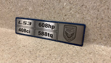 Load image into Gallery viewer, 1999 Pontiac Firebird Trans AM 30th Anniversary Emblem Plaque Badge LS3 608HP
