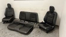 Load image into Gallery viewer, 10 15 Chevrolet Camaro SS Front Rear Power Heated Leather Seats GM Black 78K Set

