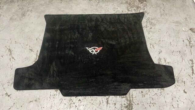 97 04 Corvette C5 Lloyd Mats Rear Trunk Mat Convertible Black Logo GM Carpet