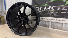 Load image into Gallery viewer, 12 19 Corvette C6 Z06 Speedline Rear 20'' Black Wheel GM 9598728 20X12 Rim OEM
