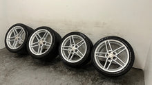 Load image into Gallery viewer, 06 08 Corvette Factory 18&#39;&#39; 19&#39;&#39; Wheels Tires GM 9594356 NICE! 5K Miles Silver
