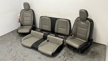 Load image into Gallery viewer, 10 15 Chevrolet Camaro SS Front Rear Power Heated Leather Seats GM OEM Set Gray
