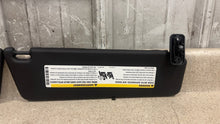 Load image into Gallery viewer, 10 15 Camaro SS Driver Passenger Side Sun Visors Left Right Visor Black Pair 35K
