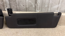 Load image into Gallery viewer, 10 15 Camaro SS Driver Passenger Side Sun Visors Left Right Visor Black Pair 35K
